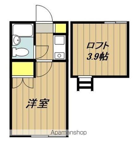 カルタス21戸田第5(1K/1階)の間取り写真