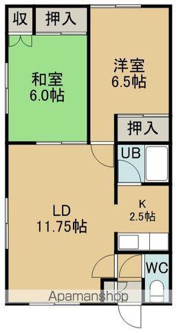 純パレス16(2LDK/2階)の間取り写真