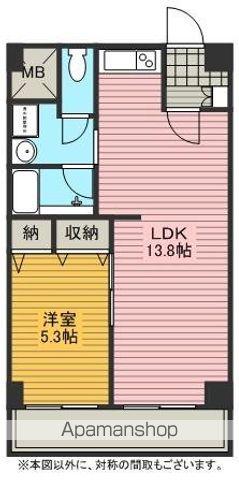 パストラル(1LDK/1階)の間取り写真