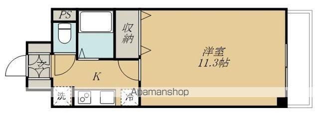 青葉レジデンス(1K/4階)の間取り写真