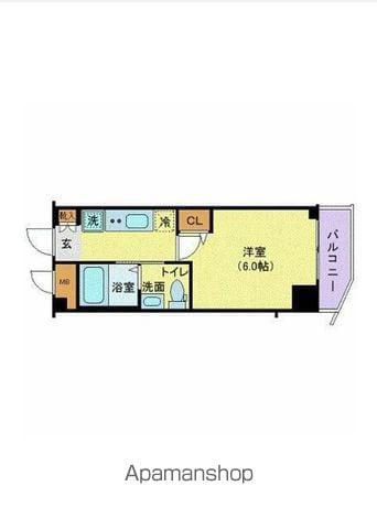 SS.ADVANCE横濱阪東橋EX(1K/5階)の間取り写真