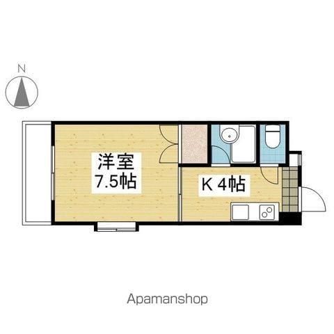 SELEコート壱番館(1K/4階)の間取り写真