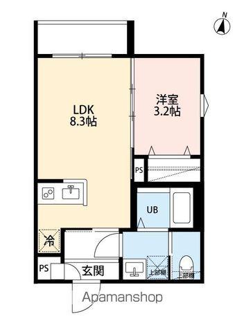 YUI TERRACEⅡ(1LDK/1階)の間取り写真