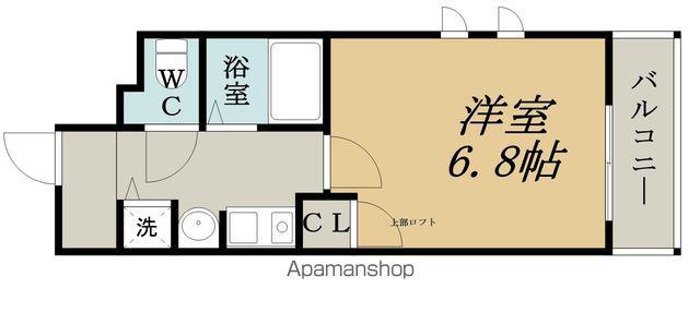 プロシード新大阪 CITYLIFE(1K/2階)の間取り写真