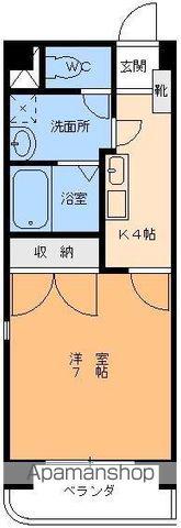 BRILLER ブリエ(1K/3階)の間取り写真