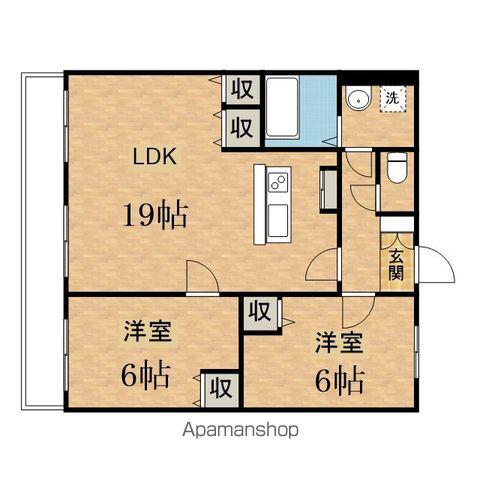 ペガサスコート 1階階 間取り