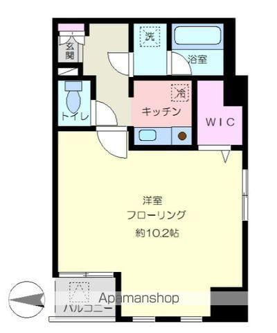 コートハウス秋葉原(1K/4階)の間取り写真