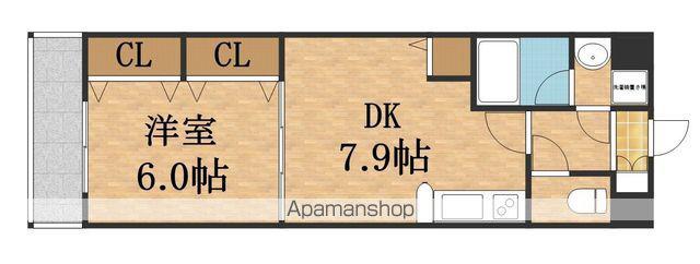 URBAN FLATS JOTO(1DK/3階)の間取り写真