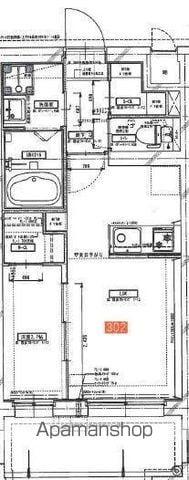 MODERN EIGHT高宮LIETO(1LDK/7階)の間取り写真
