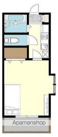 ハウスC(1K/1階)の間取り写真