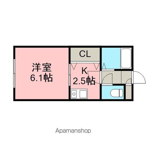 ハイムはなはな(1K/1階)の間取り写真