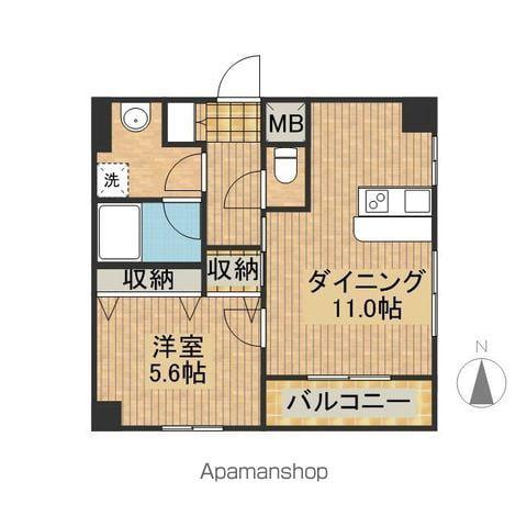 ALTE MEISTER 大工町(1LDK/4階)の間取り写真