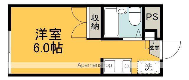 シティホームズ小仙波(ワンルーム/2階)の間取り写真