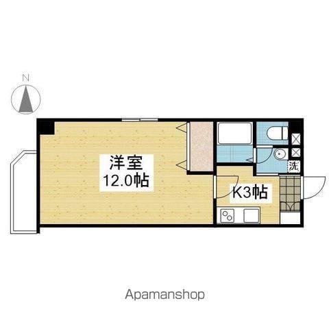 フォルテ本町Ⅲ(1K/6階)の間取り写真