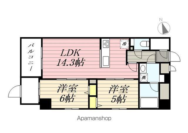 大手門3丁目ビル(2SLDK/2階)の間取り写真