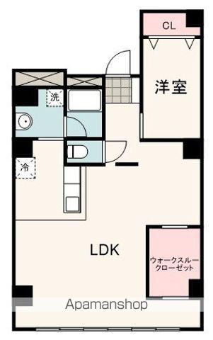 オホリノ(1LDK/2階)の間取り写真