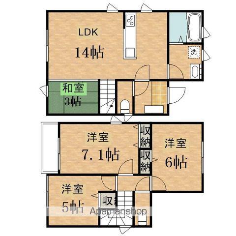 京王電鉄京王線 多摩動物公園駅 徒歩7分 2階建 築1年(3LDK)の間取り写真