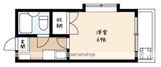 グレース河辺 1階階 間取り