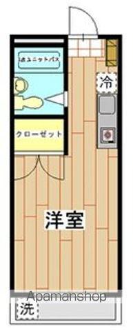 TKレジデンスⅡ(1K/2階)の間取り写真