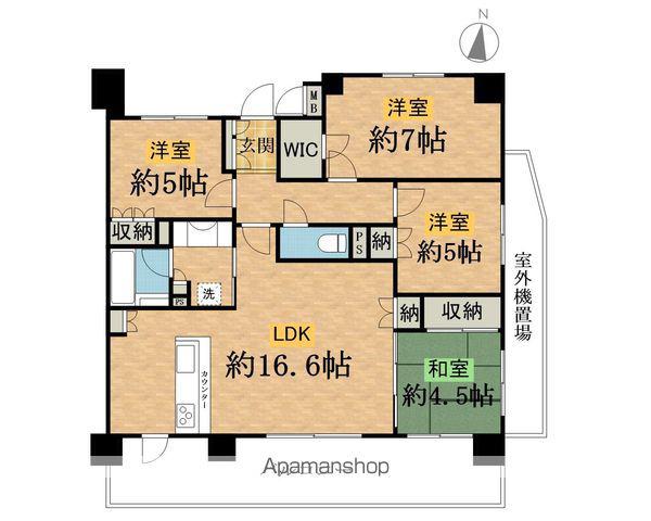 LEBENSQUAREREMINDHILLS(4LDK/2階)の間取り写真