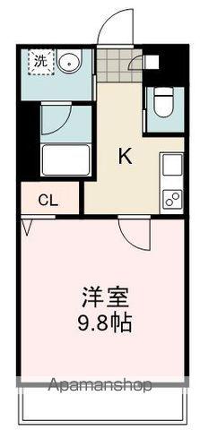 オラシオン稲川(1K/5階)の間取り写真