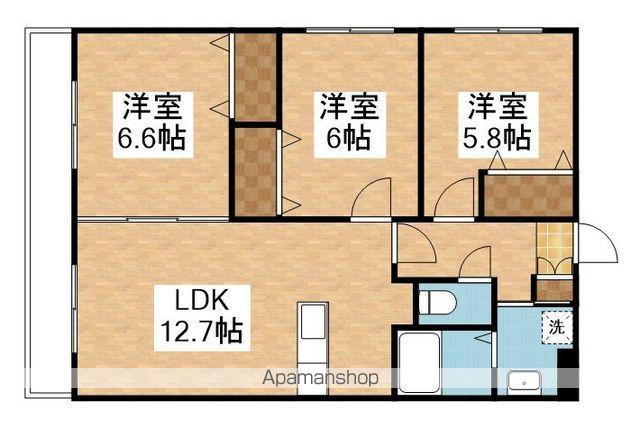 ヴィラ エザンス(3LDK/3階)の間取り写真