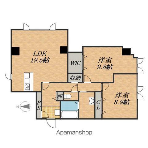 NCウイング5(2LDK/4階)の間取り写真