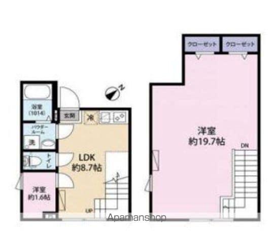 CION OHANAJAYA(1LDK/5階)の間取り写真