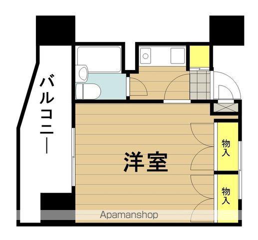 カテリーナ戸田公園2(1K/8階)の間取り写真