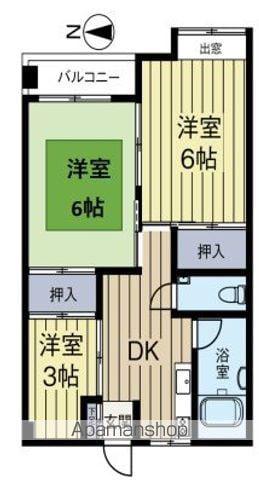 /生野コーポ(3DK/2階)の間取り写真