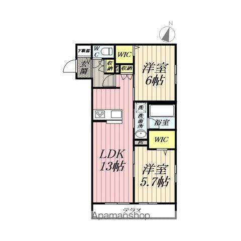 LS PLUS八潮(2LDK/1階)の間取り写真