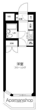 パールマンション白山(1K/5階)の間取り写真