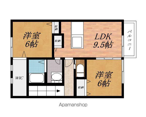 アルコバレーノA・B(2SLDK/2階)の間取り写真