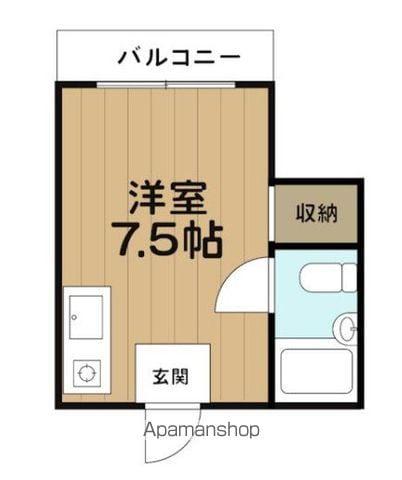 パークヒル用賀(1K/4階)の間取り写真