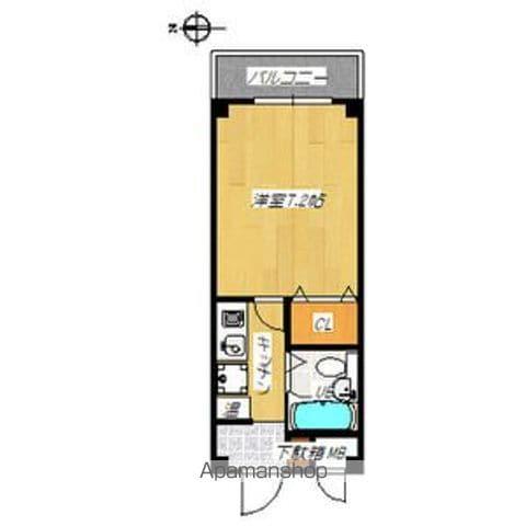 クリア我孫子東(1K/3階)の間取り写真