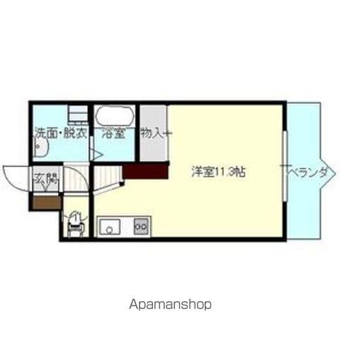 VIVO 01(ワンルーム/3階)の間取り写真