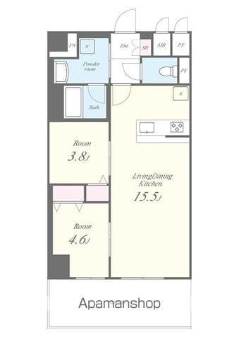 さがみLTレジデンス(2LDK/9階)の間取り写真