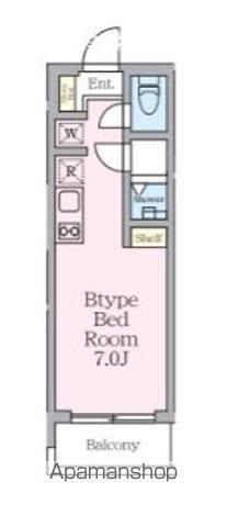 NOBLE MAISON SASAZUKA(ワンルーム/3階)の間取り写真