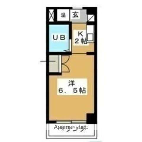 ジュネス今池(ワンルーム/2階)の間取り写真