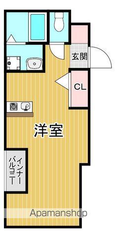 第2エミネンス長居(ワンルーム/3階)の間取り写真
