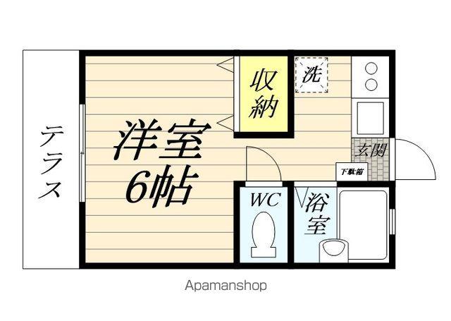 THE A CLASS(ワンルーム/2階)の間取り写真