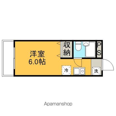 堀江新井マンション(ワンルーム/2階)の間取り写真