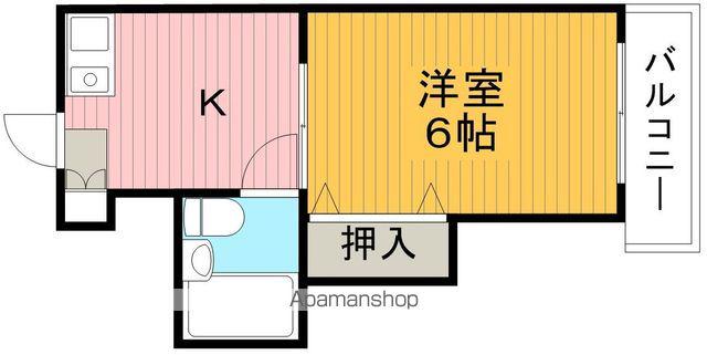 メゾン豊中パート18(1K/4階)の間取り写真