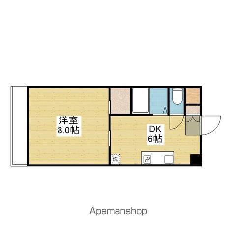ACTY本町(1DK/10階)の間取り写真