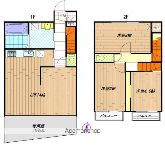 ファミール(3SLDK)の間取り写真