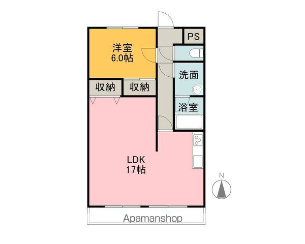 シーバンス(1LDK/3階)の間取り写真
