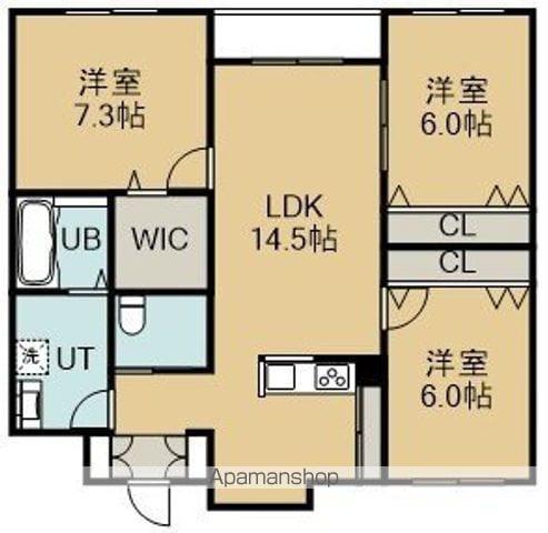 クレールマンション杉並(3LDK/2階)の間取り写真
