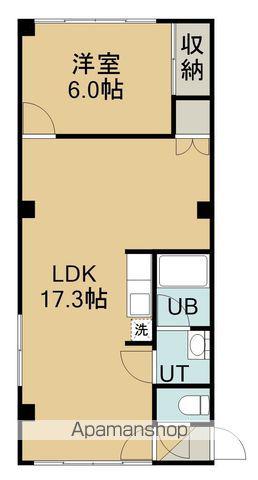 ハイホームマナミート(1LDK/1階)の間取り写真