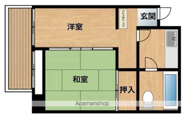 UMKビル(2K/4階)の間取り写真