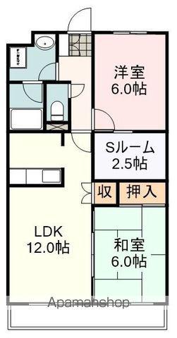 ヴェルドミール(2SLDK/2階)の間取り写真